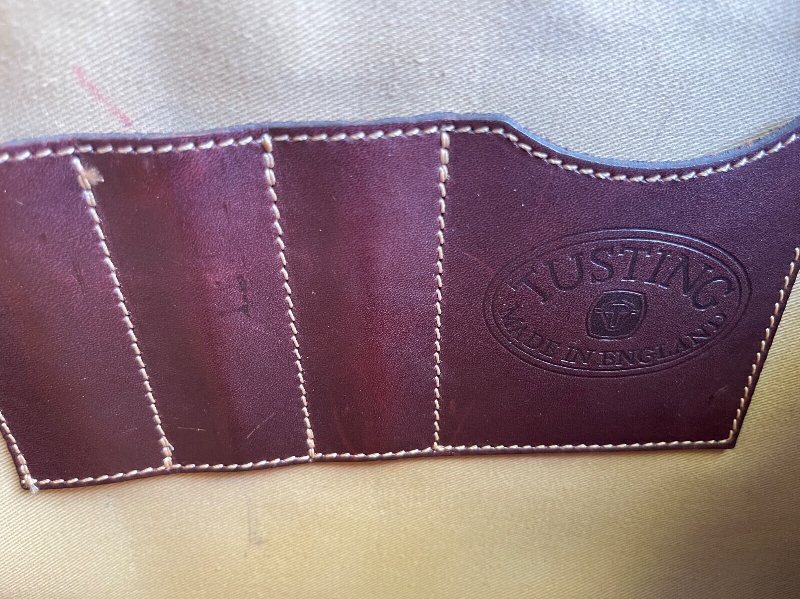 Tusting Wymington Satchel Briefcase Leather England MSRP:$1,175