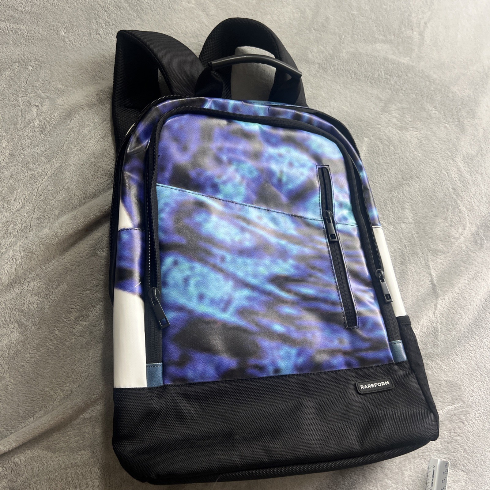 Reform California Backpack Blue White Black Back Padded Chest Strap Pockets