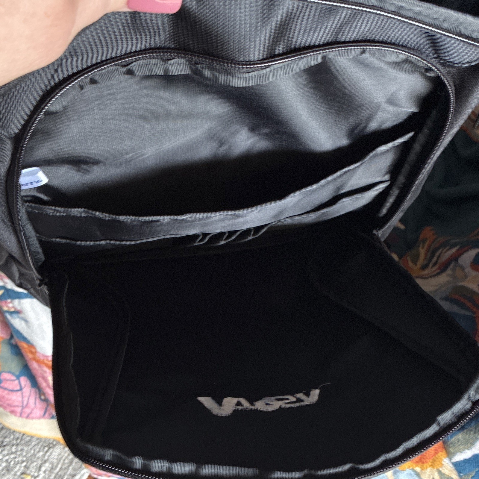 Port Authority Black Backpack Zip Closure Padded Adjustable Straps Unisex