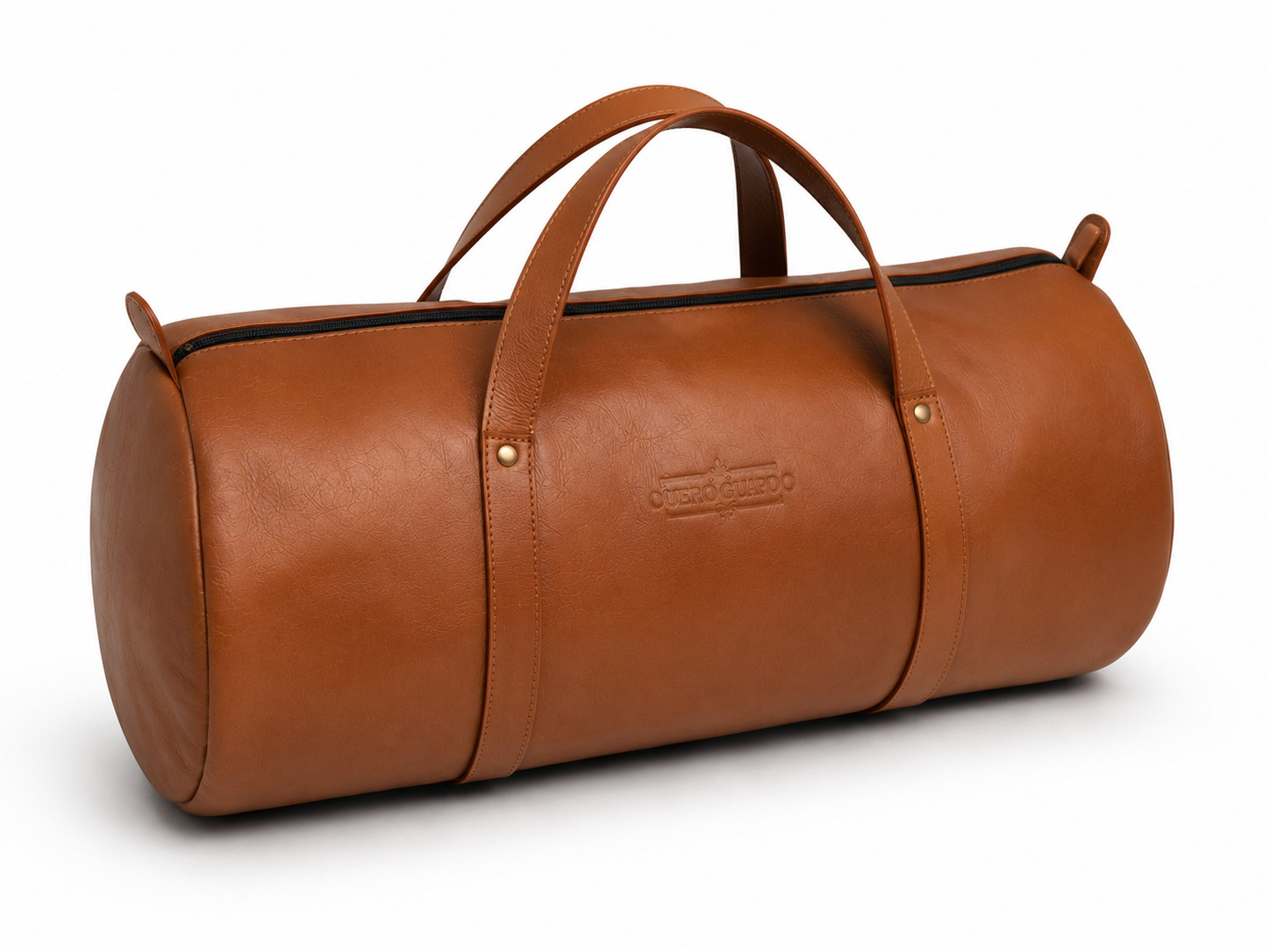 Cuero Guapo Genuine Leather Duffel Bag Brown Travel Gym Weekender 20″ New