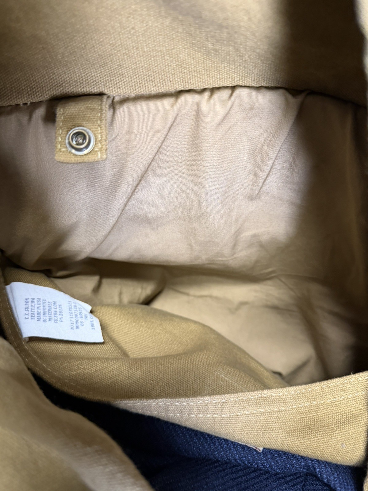 Filson Rugged Ranger Backpack Tan Vintage Made In USA