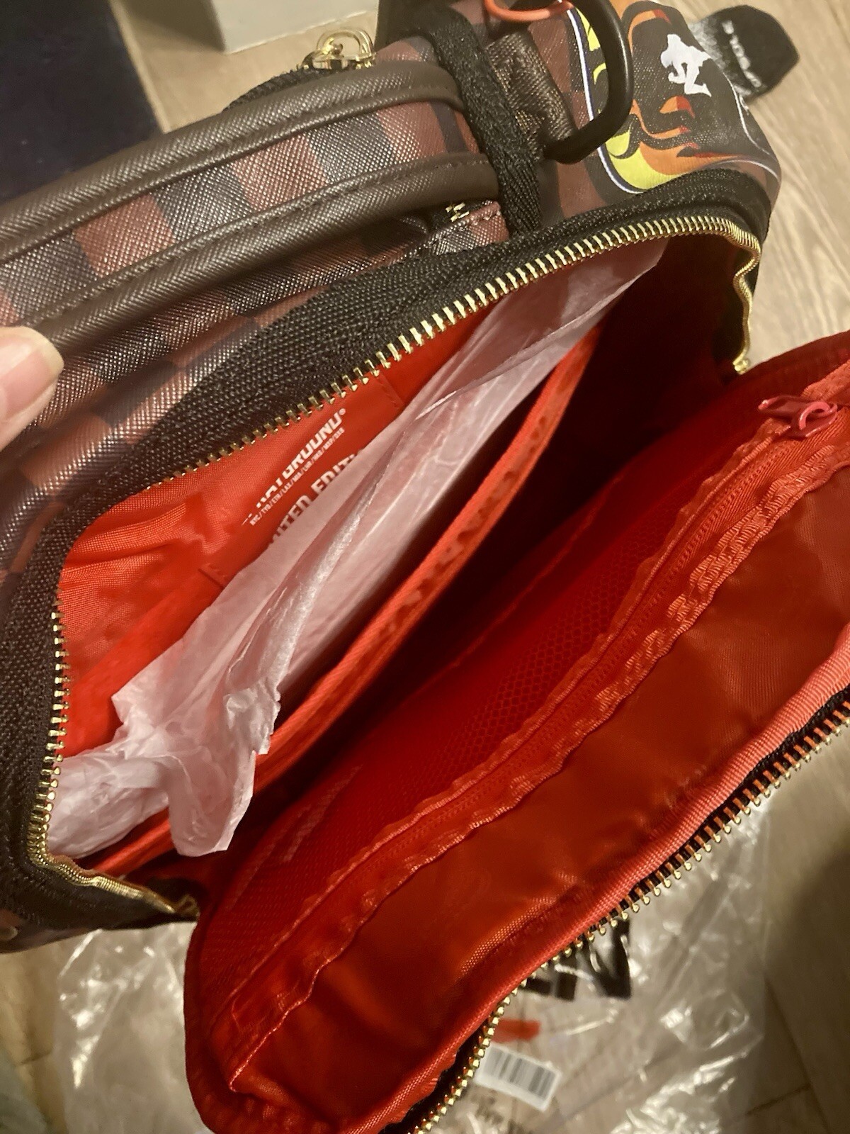 SPRAYGROUND Global Travel Patches OG Louis Sold Out NWT money Limited Ed