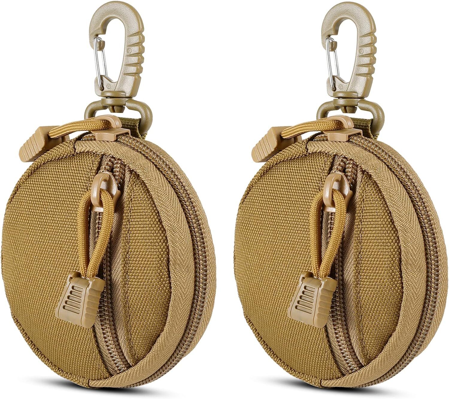 2 Pack Tactical Compact EDC Pouches Military Molle Utility Pouch Accessories Bag