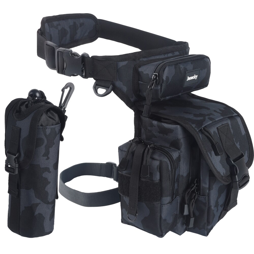 Waterproof Waist Belt Fanny Pack with Drop Leg Thigh Holster – Outdoor Adventure