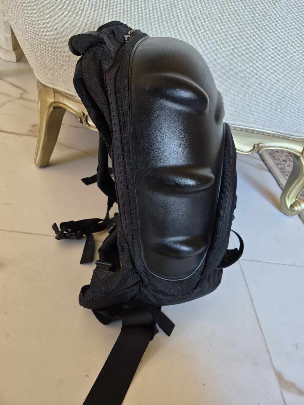 OAKLEY 2000s HARD SHELL BACKPACK BLK Nice CONDITION RARE Software Era !