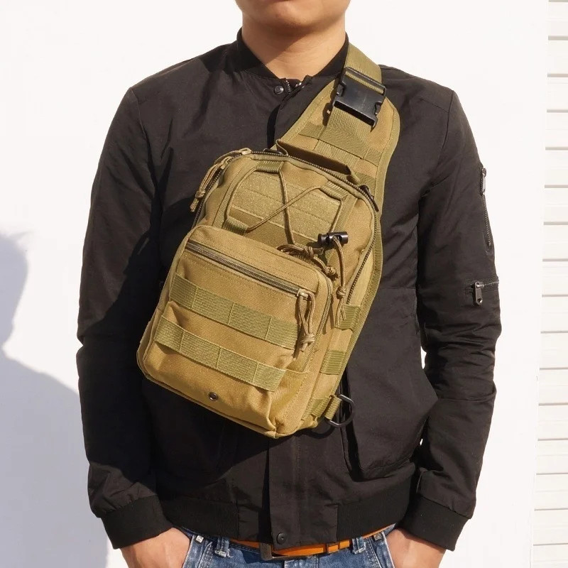US Tactical Sling Bag for Men Small Military Rover Shoulder Backpack Chest Pack