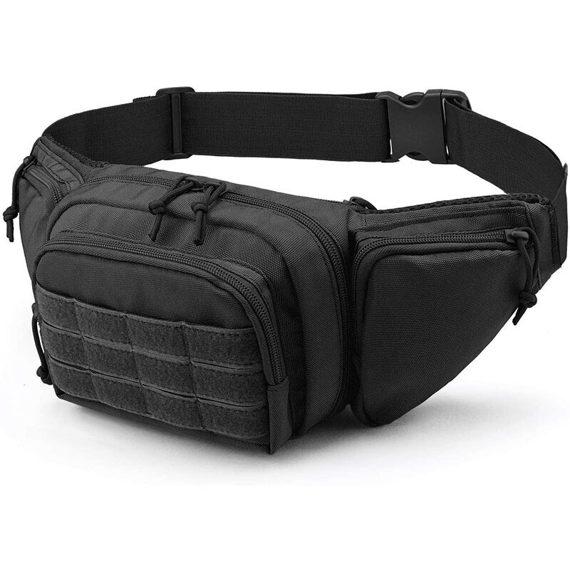 Outdoor Concealed Carry Fanny Pack Holster Tactical Military Waist Pouch Gun Bag