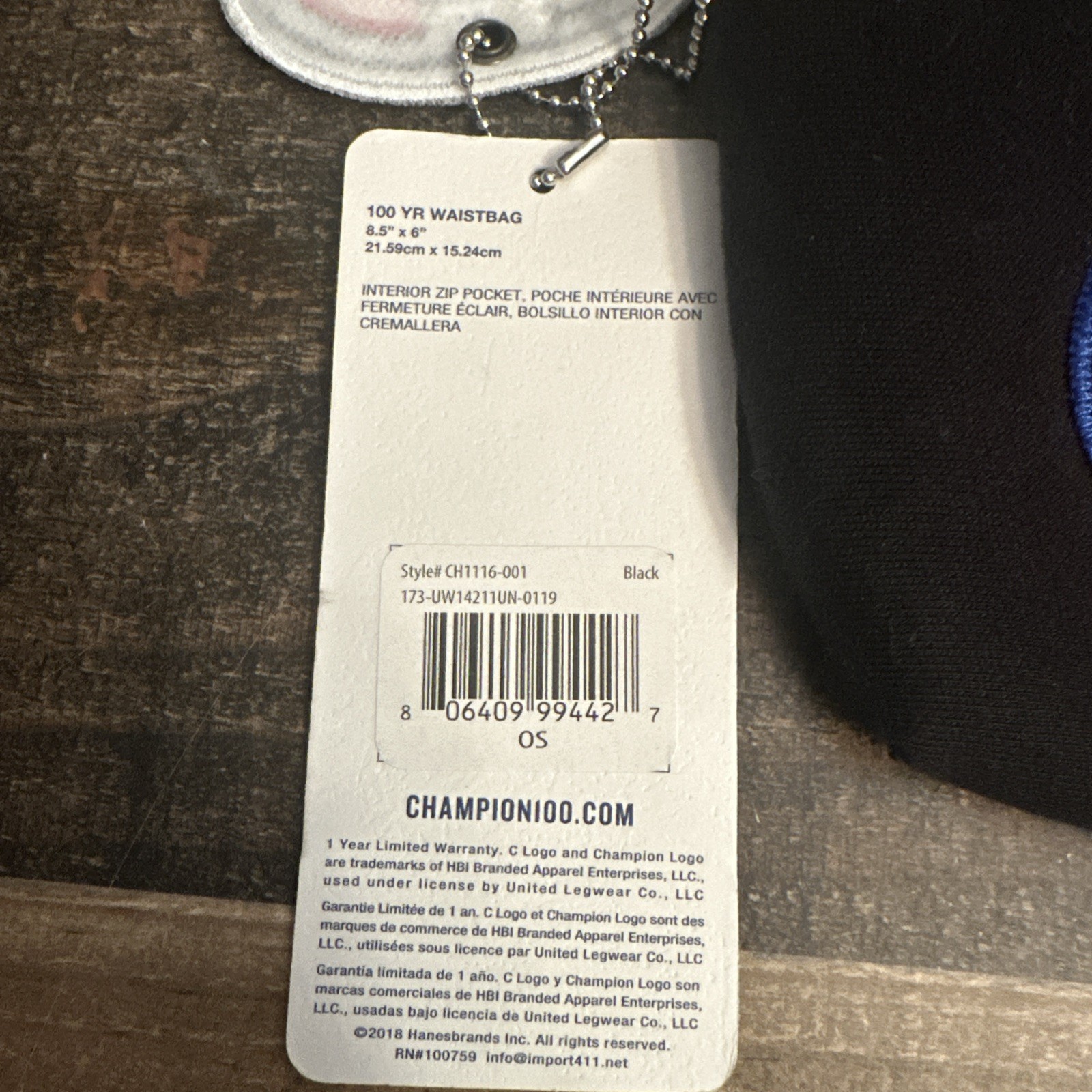 New With Tags Champion CrossBody Chest Bag -3435