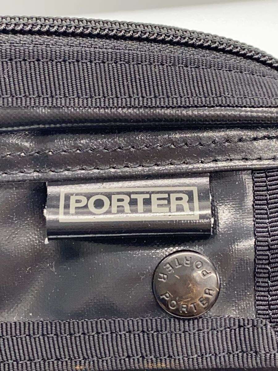 Authentic PORTER Black Shoulder Bag 14cm x 23cm x 5cm Compact Unisex