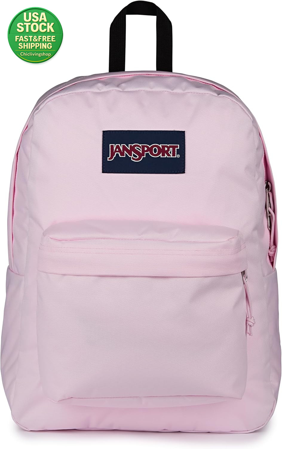 Superbreak One Backpack Lightweight School Bag Pink Ice Daily Pack