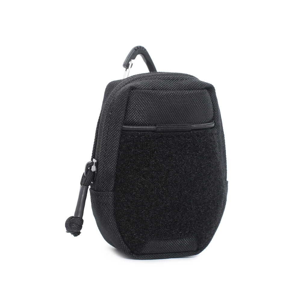 Men Tactical Molle Keychain Pouch Portable Mini EDC Pocket Coin Key Earphone Bag