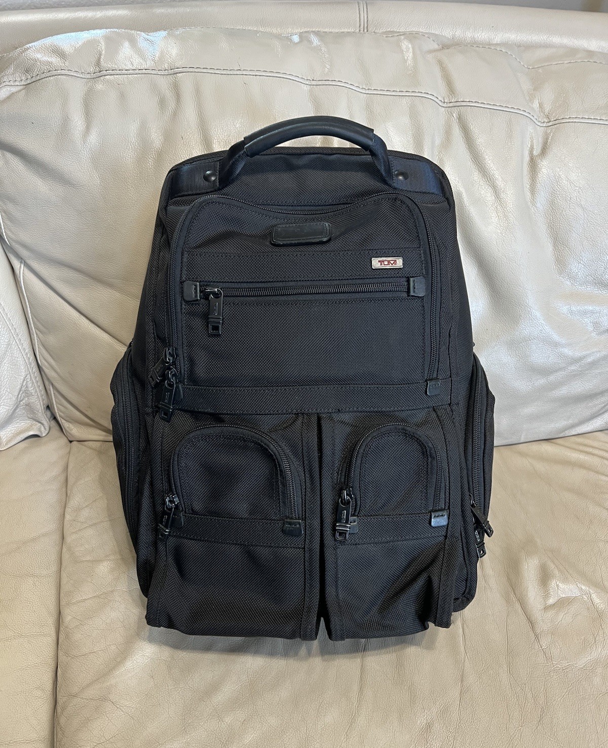 TUMI Alpha Brief Backpack 15 Inch Computer Unisex Black 26173DH