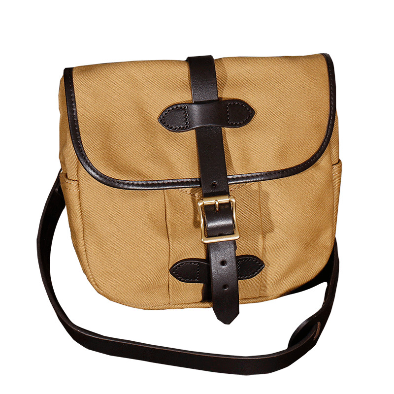Messenger Bag Waterproof Olefin Canvas Cowhide Shoulder Strap Unisex Retro Bag
