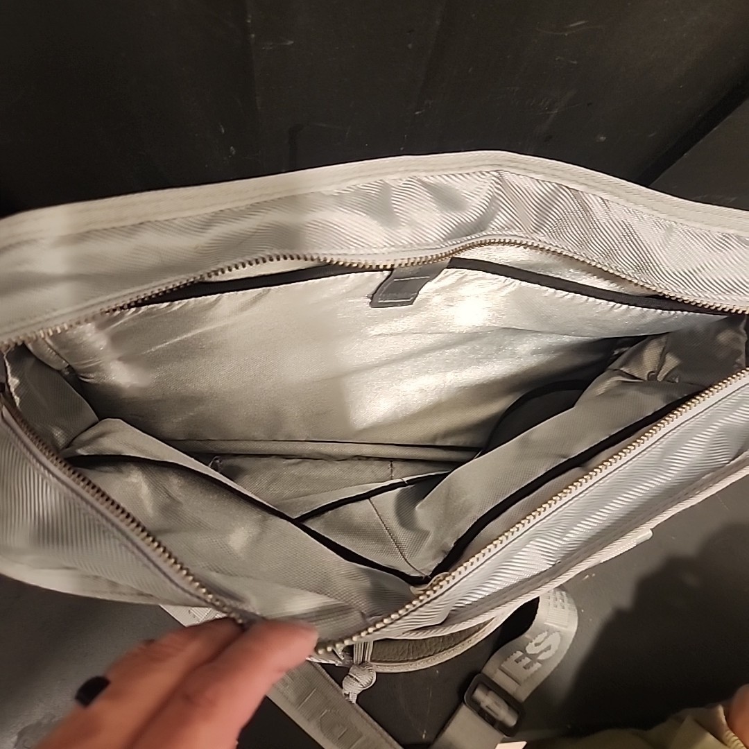 Diesel Business Messenger Laptop Crossbody Cargo Gray Bag Used Y2K