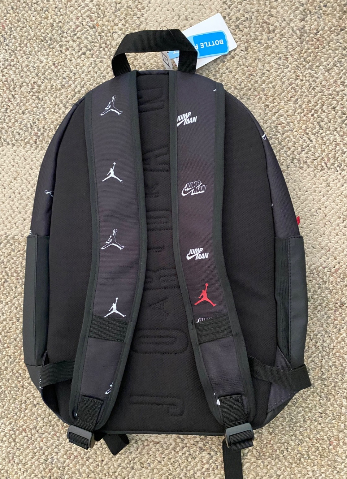 Jordan Nike Backpack Laptop School Bag Jumpman Essentials 9A0670-F66 Large