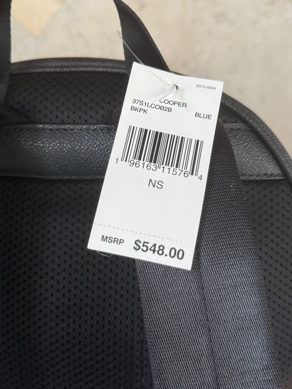 Michael Kors Cooper Large Backpack Center Stripe MK Blue