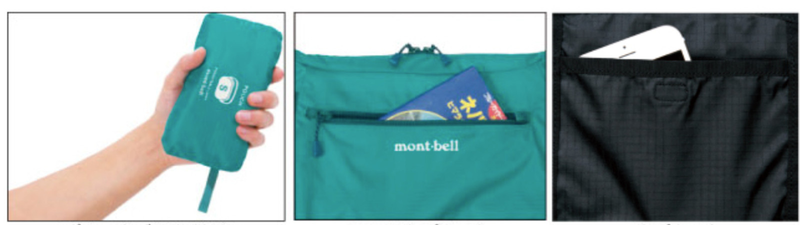 mont-bell Pocketable Light Shoulder L 196g 20L 25×17cm from Japan