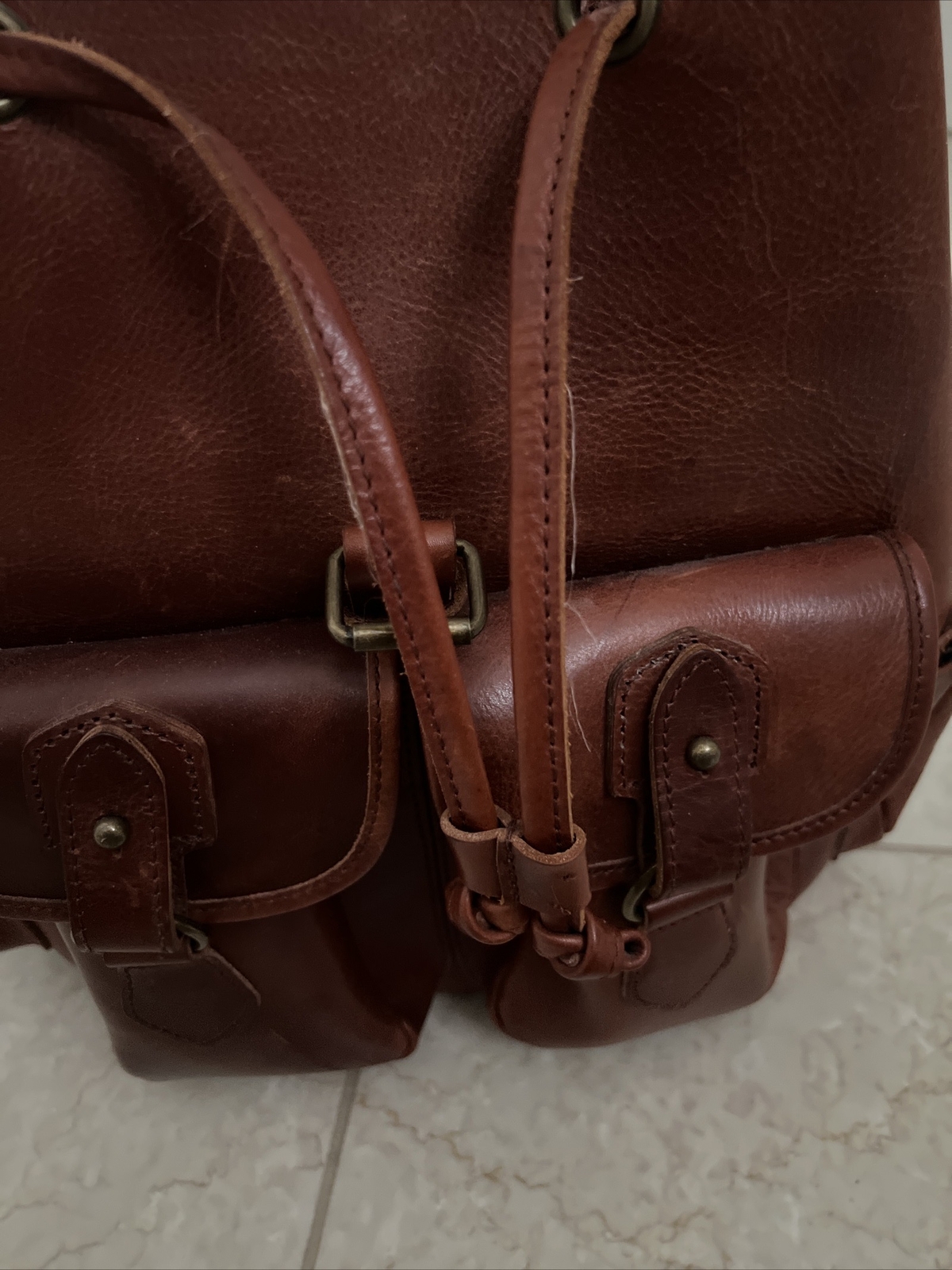 Jean Shop NYC Leather Backpack – Rare
