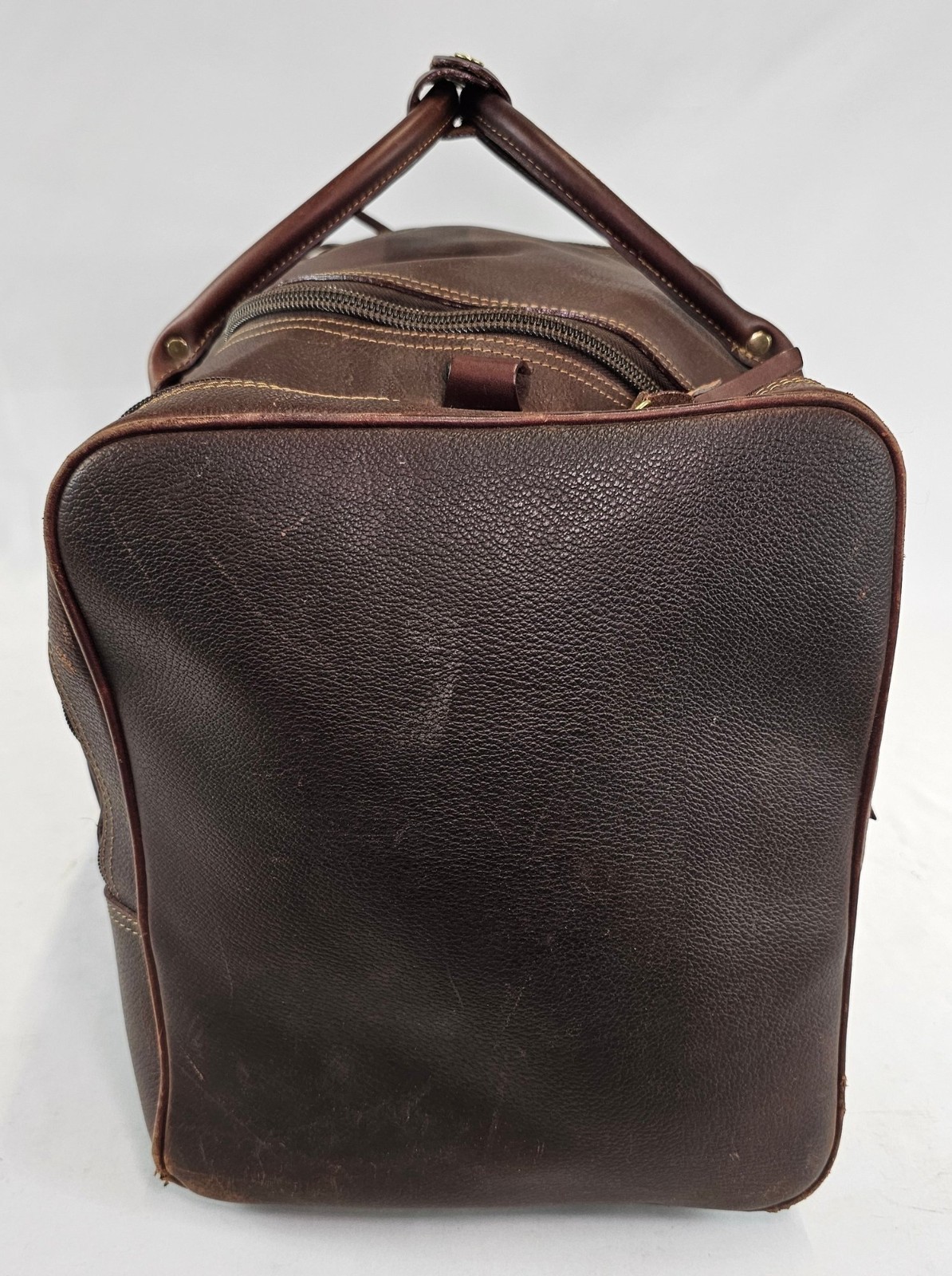 VINTAGE Orvis PREMIUM Full Leather Duffle Travel Bag