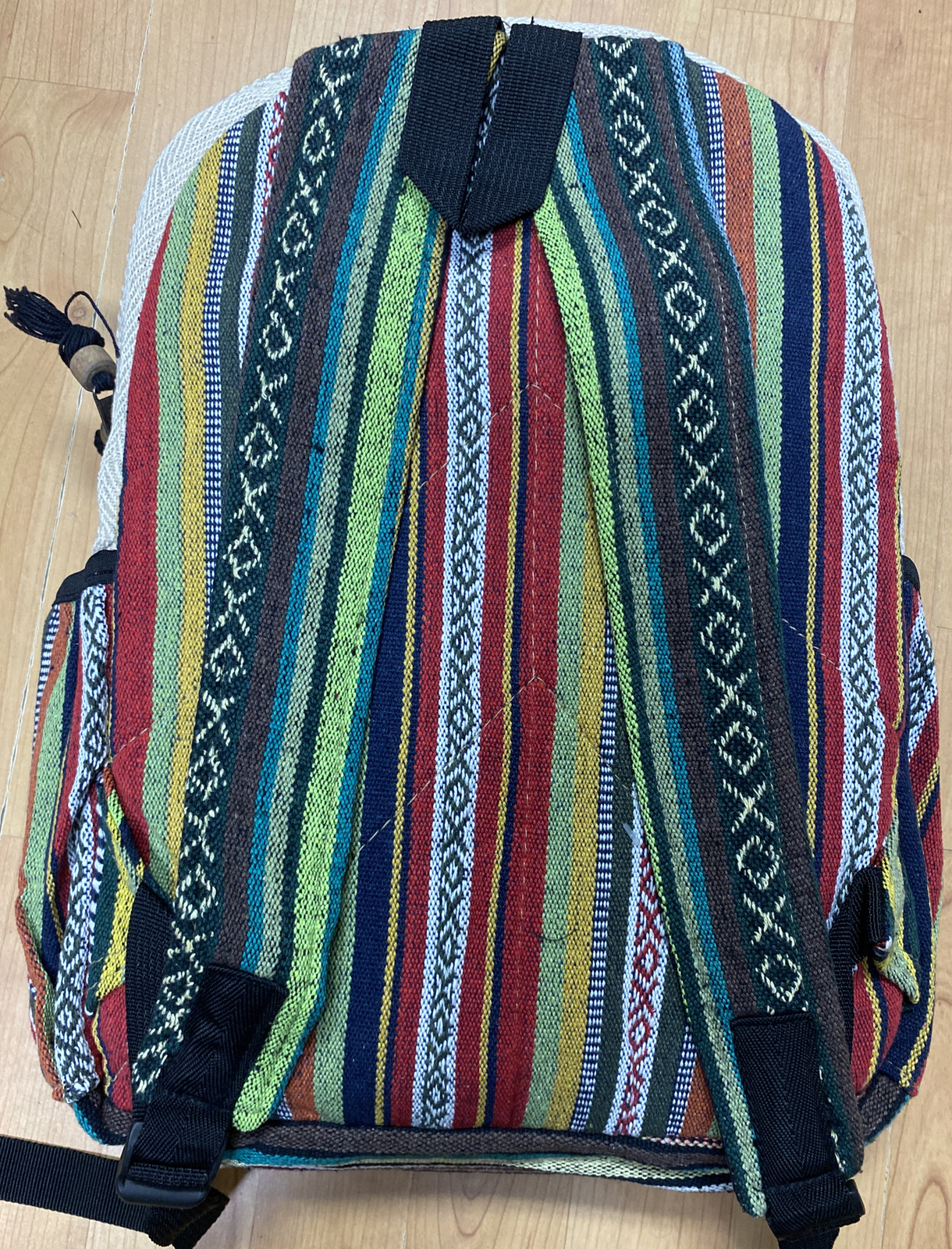 Himalayan Hemp Marijuana Screen Print Back Pack Book Bag