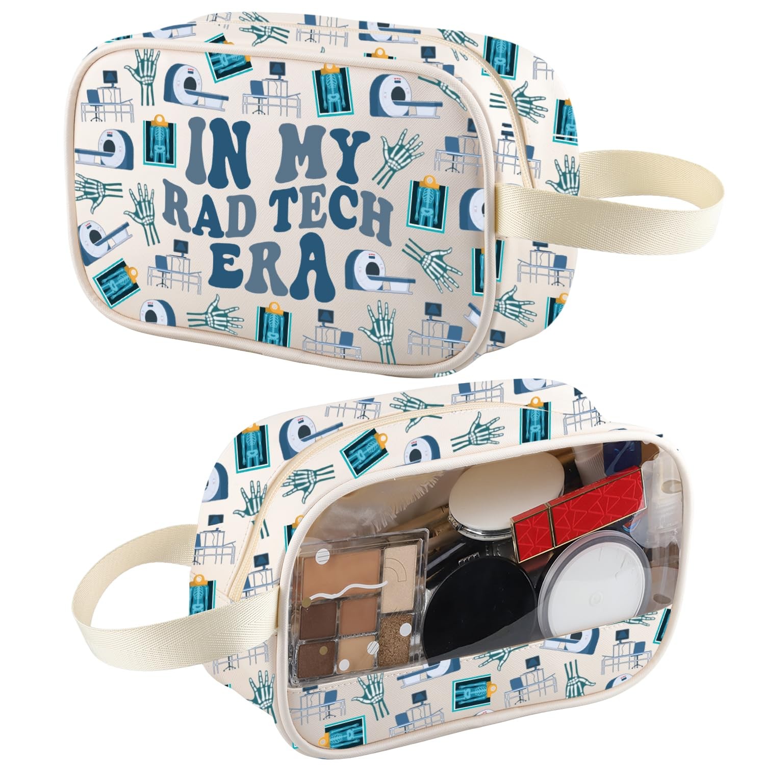In My Rad Tech Era Makeup Bag Gift Xray RAD TECH ERA t-m