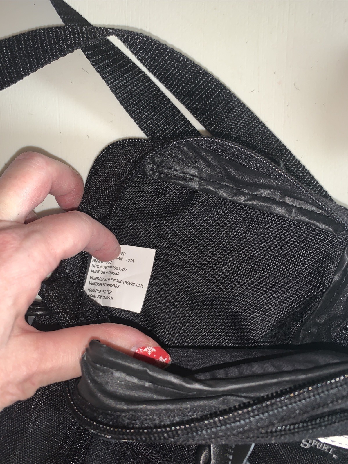 East Sport Bag Travel Pouch Multi-Pocket Nylon Black B5 Camera Bag Compact