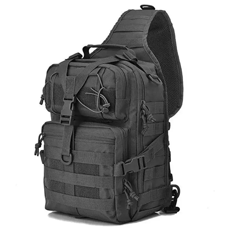 Rilibegan Tactical Chest Bag Waterproof Oxford Crossbody Shoulder Bag
