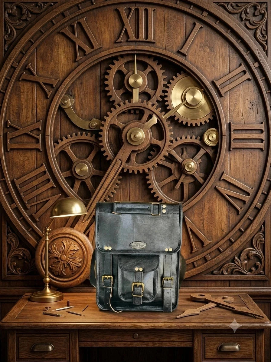 Men’s Star Leather Vintage Laptop Handmade DistressedBag Satchel Messenger