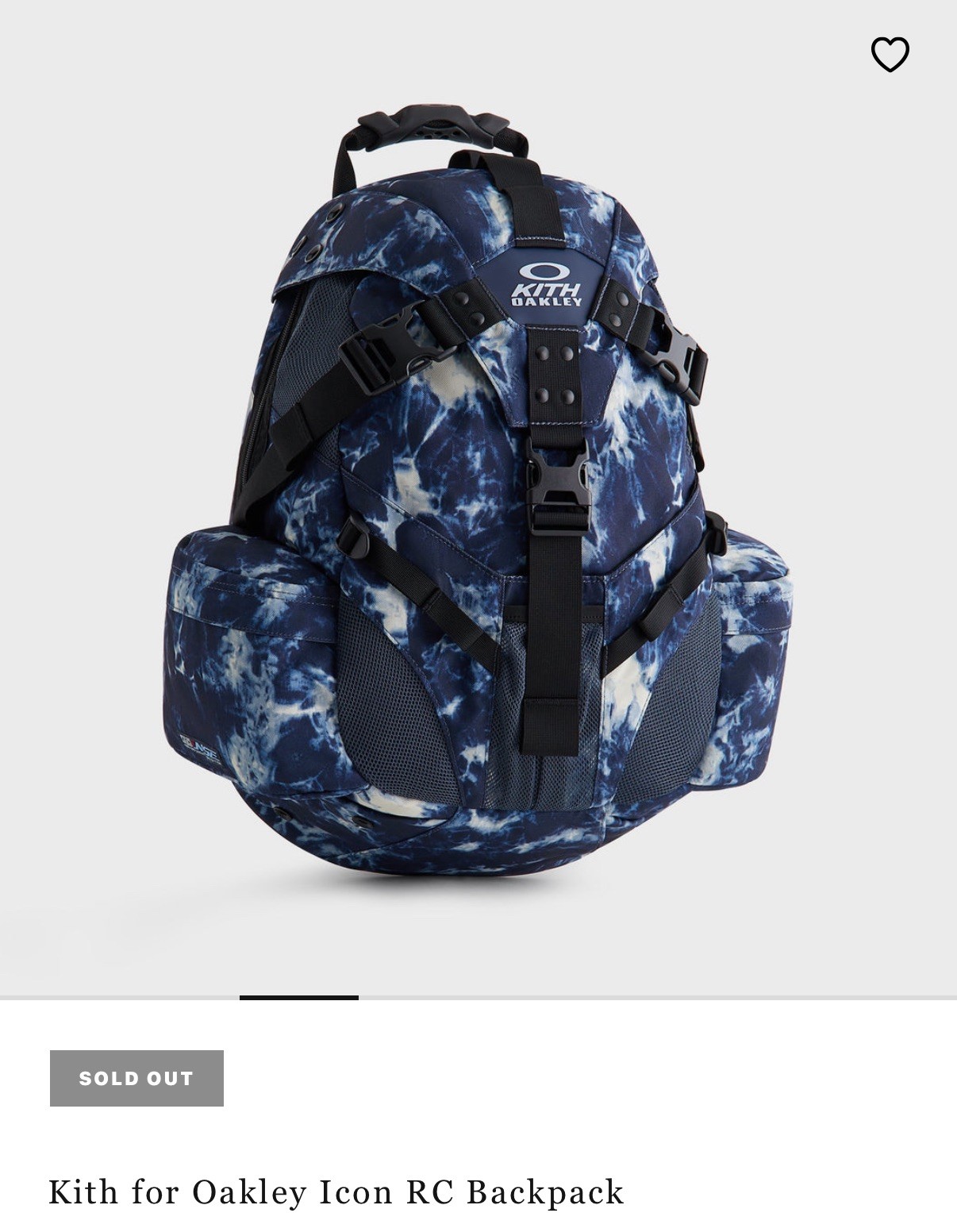Kith x Oakley Icon RC Backpack – Mystery Blue – Pre-Order