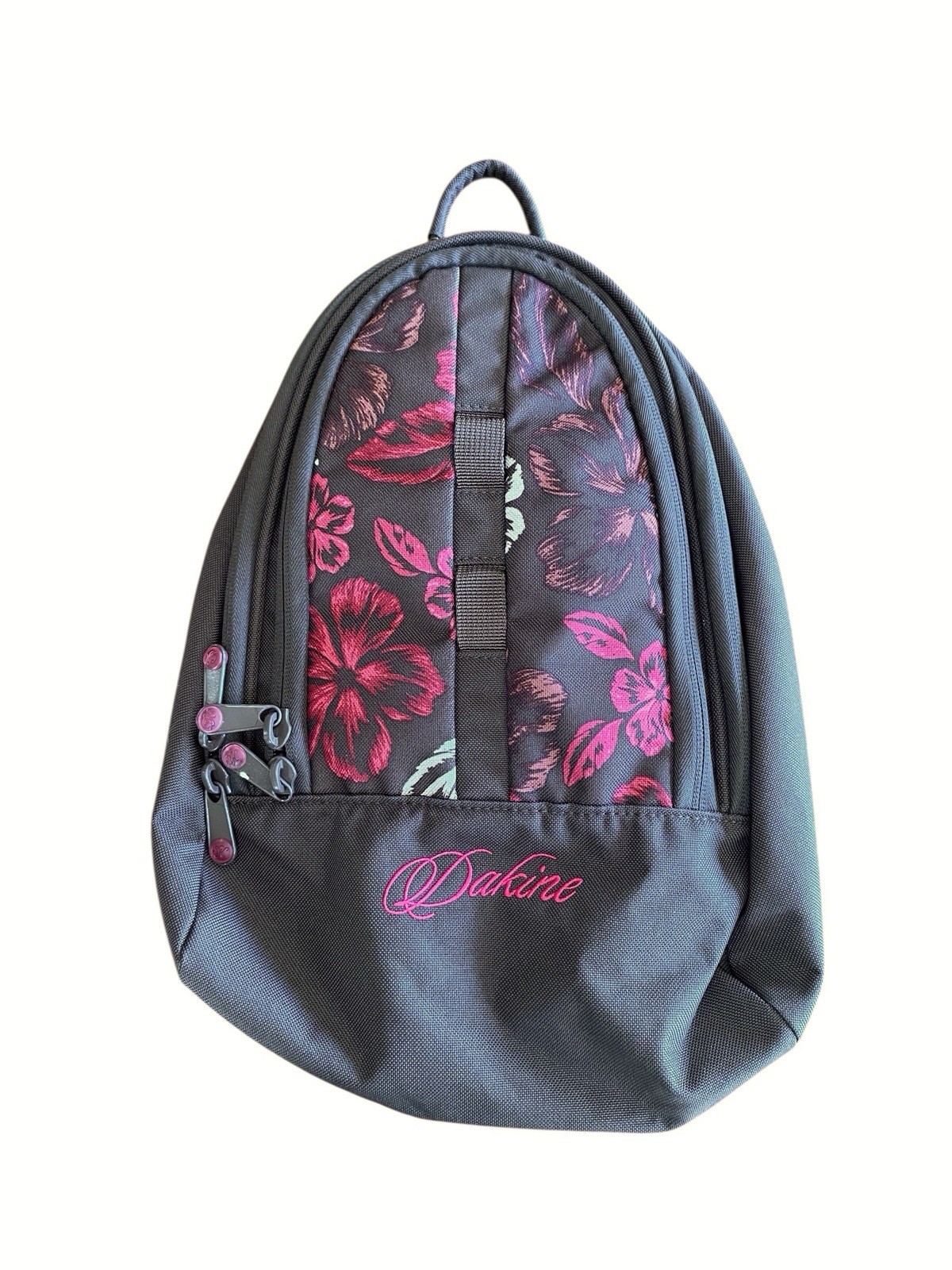 Dakine Day Pack Mini Backpack Travel Vacation Outdoors Brown Pink Pockets Y2K