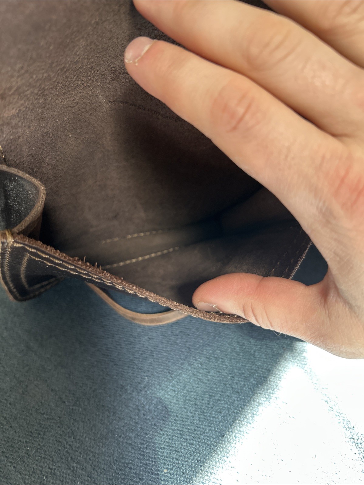 Saddleback Leather Co. Leather Cable Bag Organizer Pouch Brown