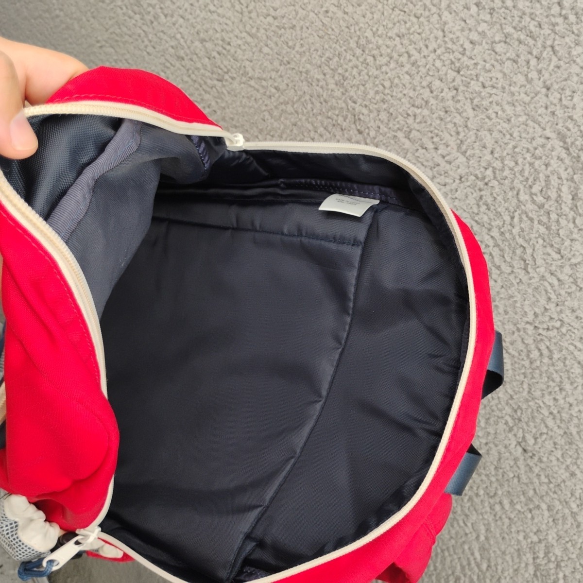 Vineyard Vines Backpack Strap Book Bag Zip Up Red Blue