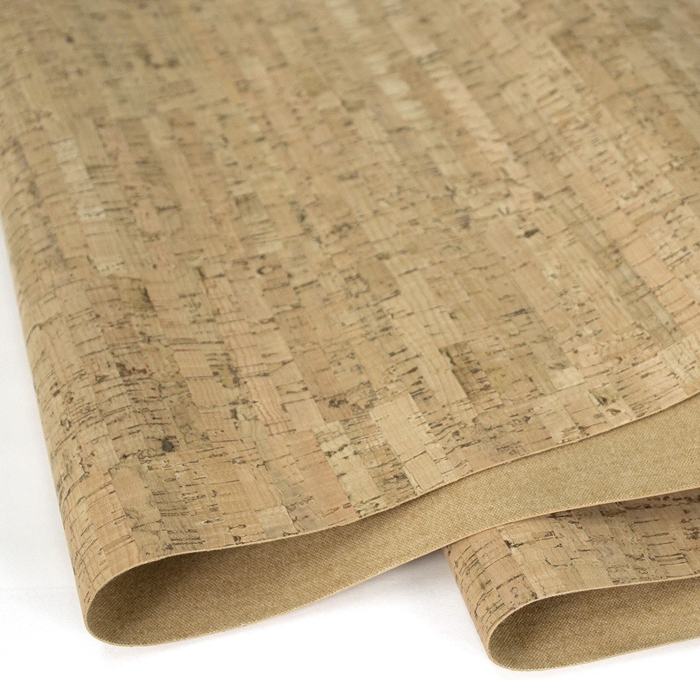 Cork Fat Base Medium Pouch Bag Handmade Cork Eco-Friendly Sustainable Material