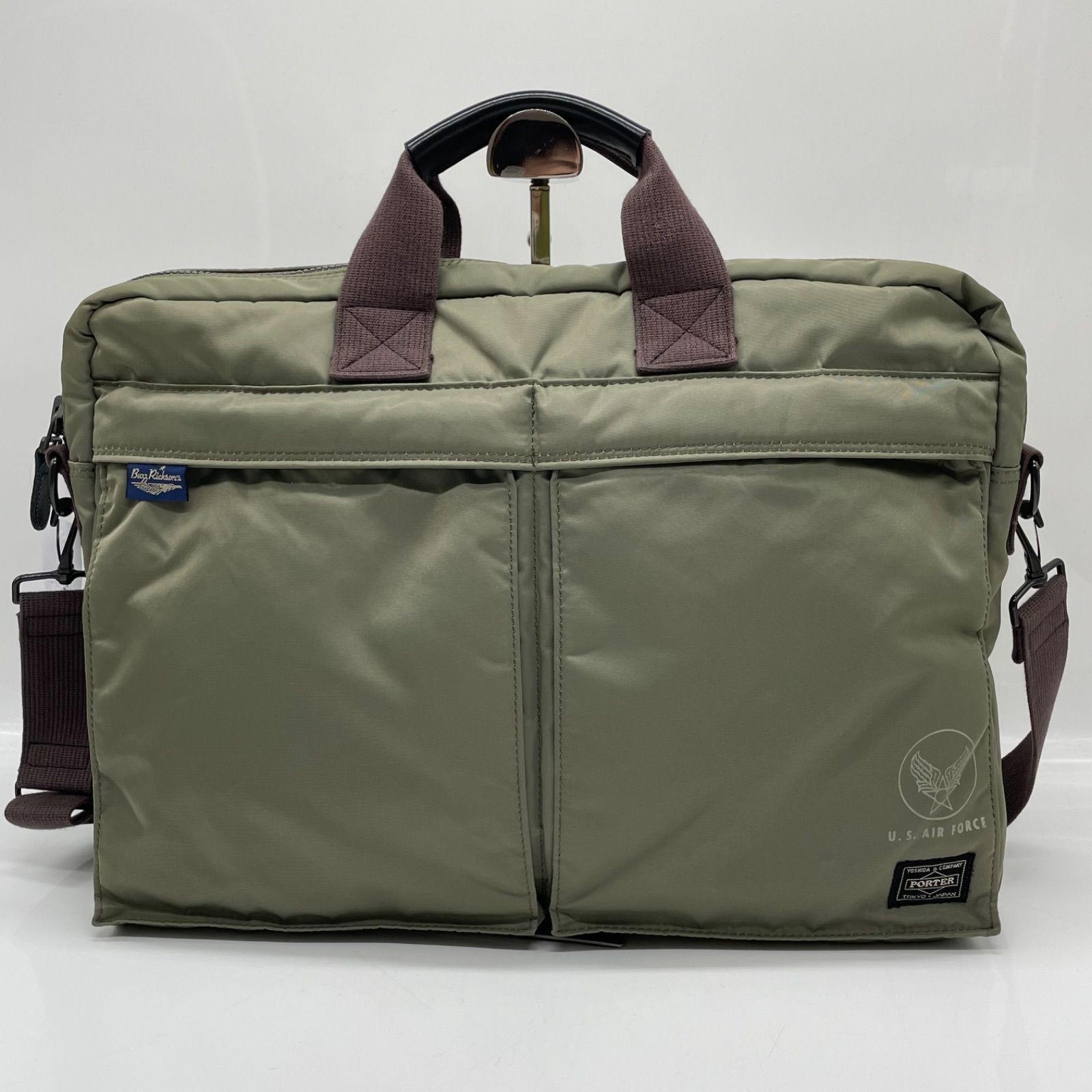 Buzz Rickson’s Porter 2-Way Business Bag Brieftcase Shoulder Good Cond