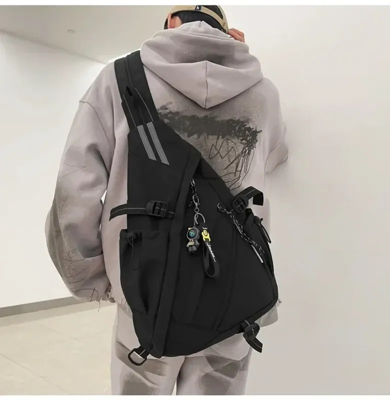 Hip Hop Sport Motorcycle Backpack Men Women Waterproof Multifunction