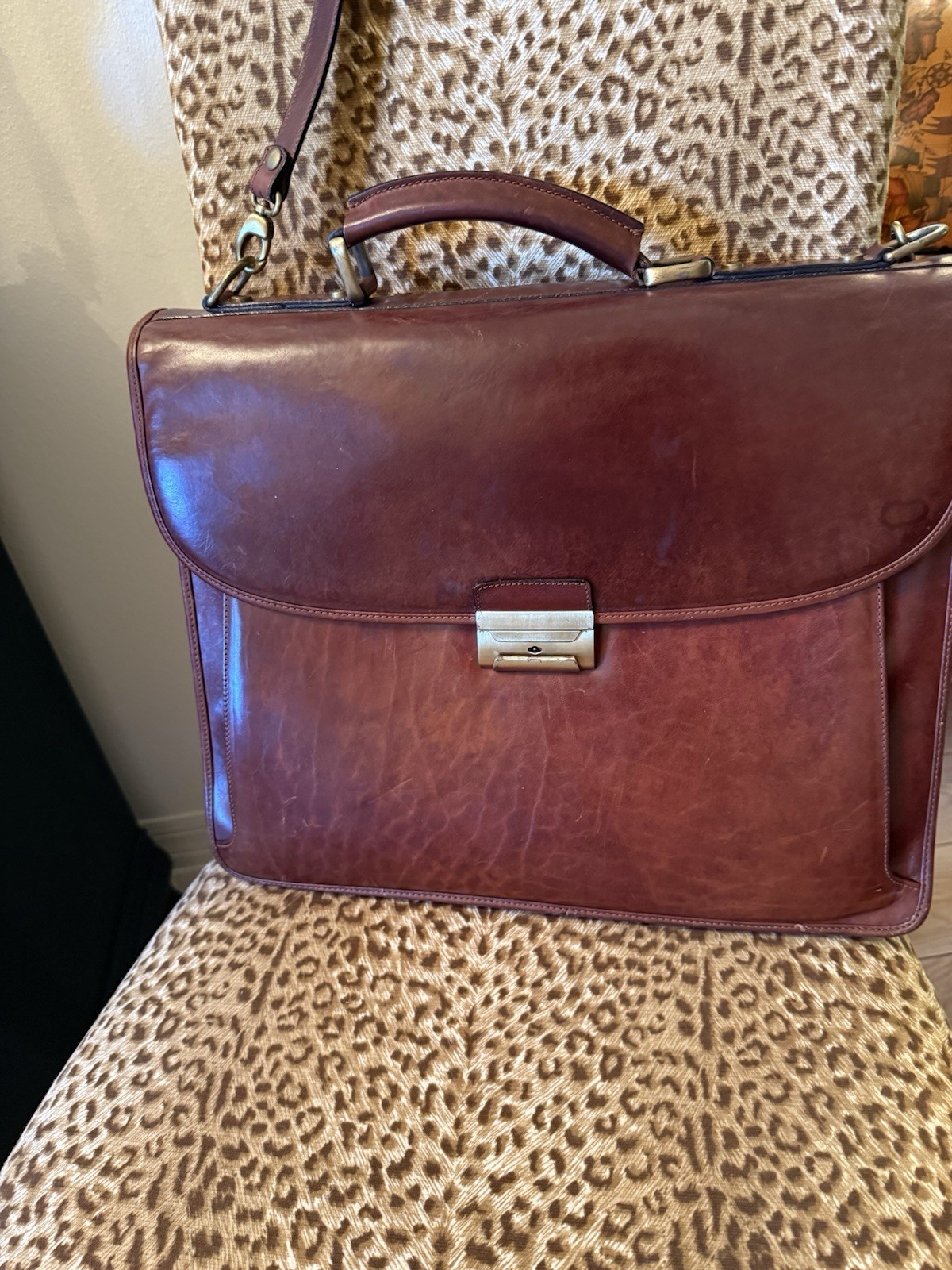 Y2K ALDO Messenger Briefcase Shoulder Bag Office Commuter Academia Laptop