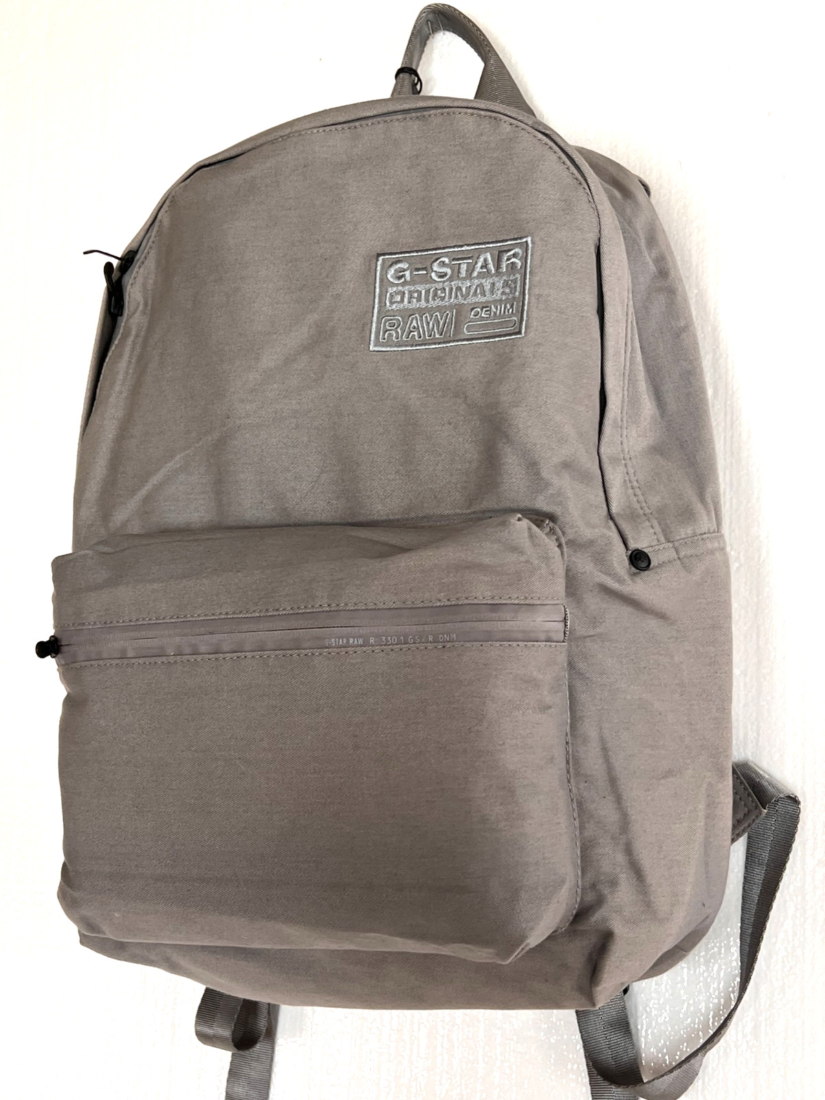 G Star RAW ORIGINAL Backpack in Metal Cotton Twill BNWT with Imperfections $120