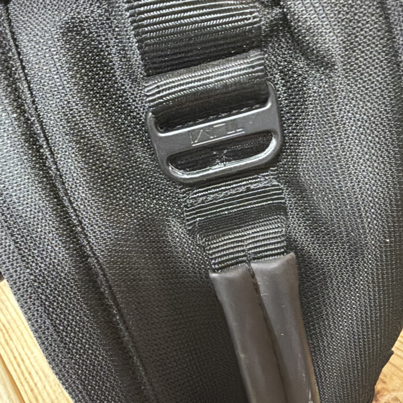 TUMI Expandable 3-in-1 Travel Bag Backpack Briefcase Black Ballistic Nylon 22″