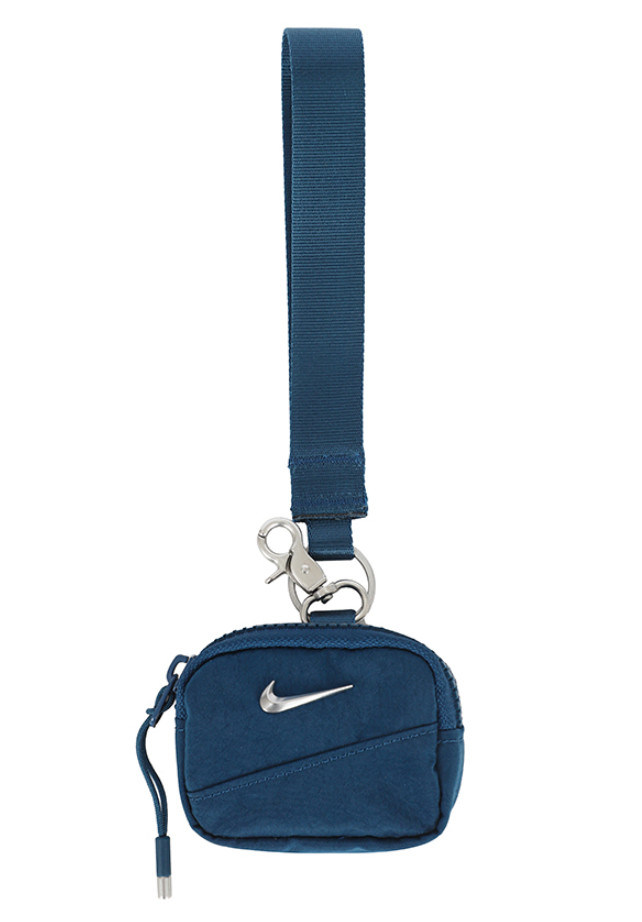 Nike Aura Earbuds Case Unisex Sports Casual Lifestyle Mini Bag Navy II5123-408