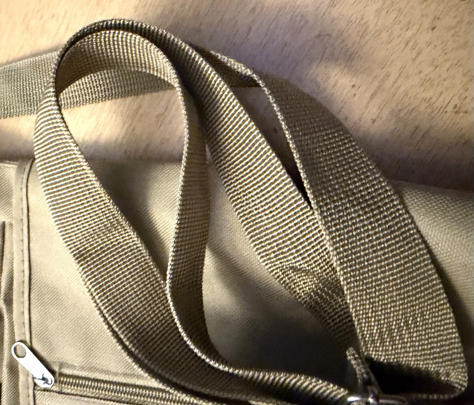 The Nature Conservancy Khaki Canvas Messenger Bag Shoulder Travel Field Bag
