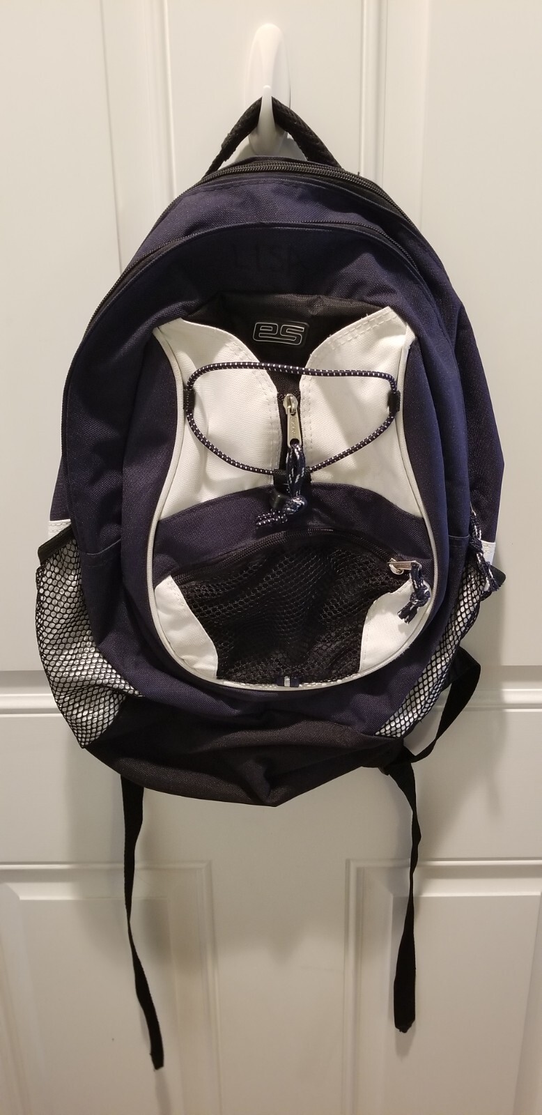 EASTSPORT Black Blue & White Unisex Backpack School Bookbag