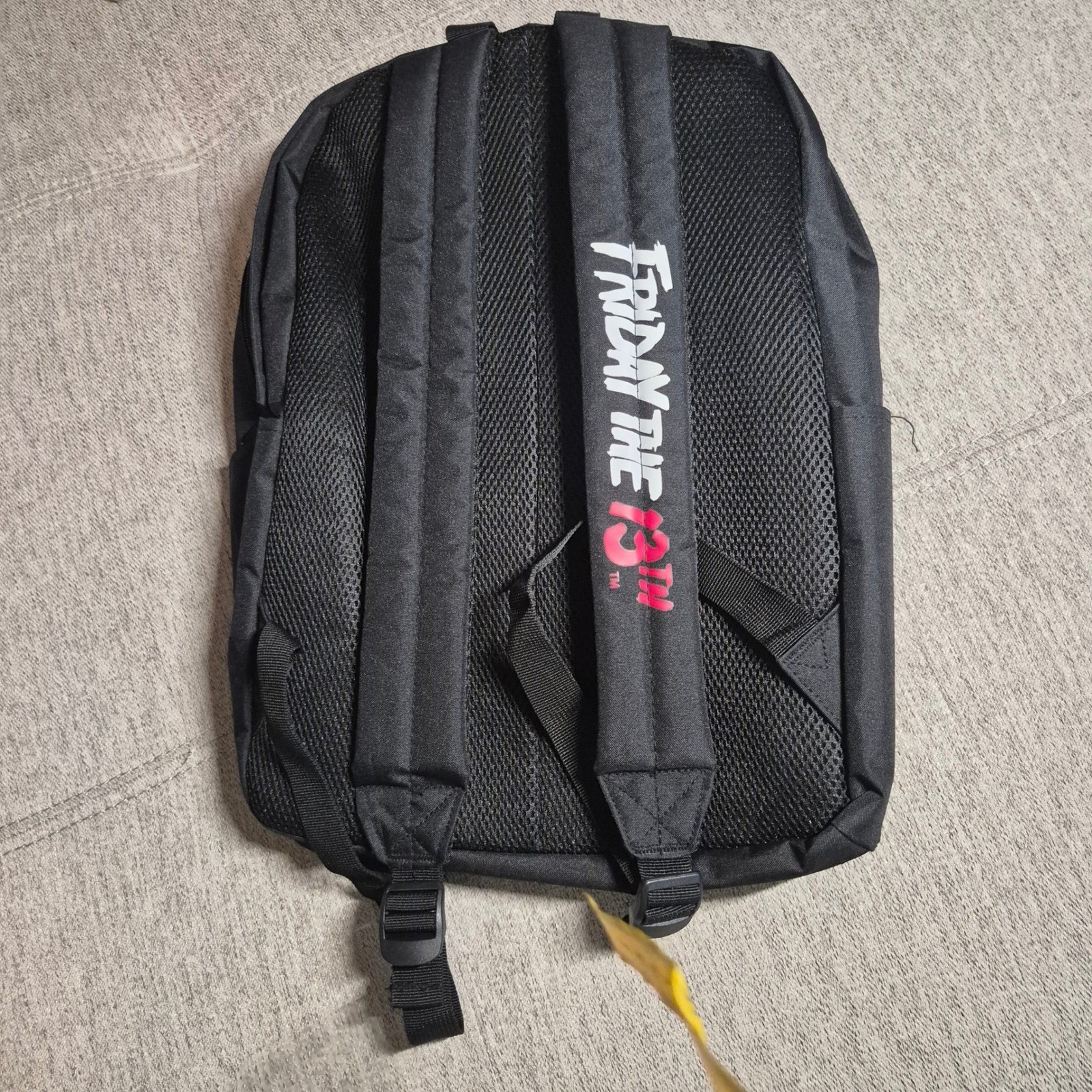Friday the 13th Jason Voorhees Camp Crystal Lake Black Backpack Horror Movie Bag