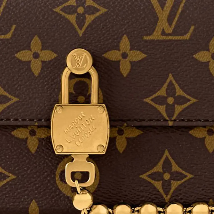 LOUIS VUITTON Steamer Monogram Coated Canvas Wallet Men’s 7.1×2.6×4.3 in
