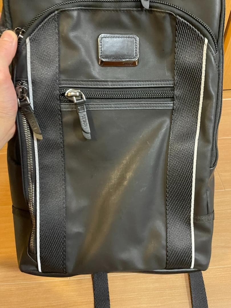 Tumi Alpha Bravo Davis Slim Business Backpack Coated Canvas 42cm