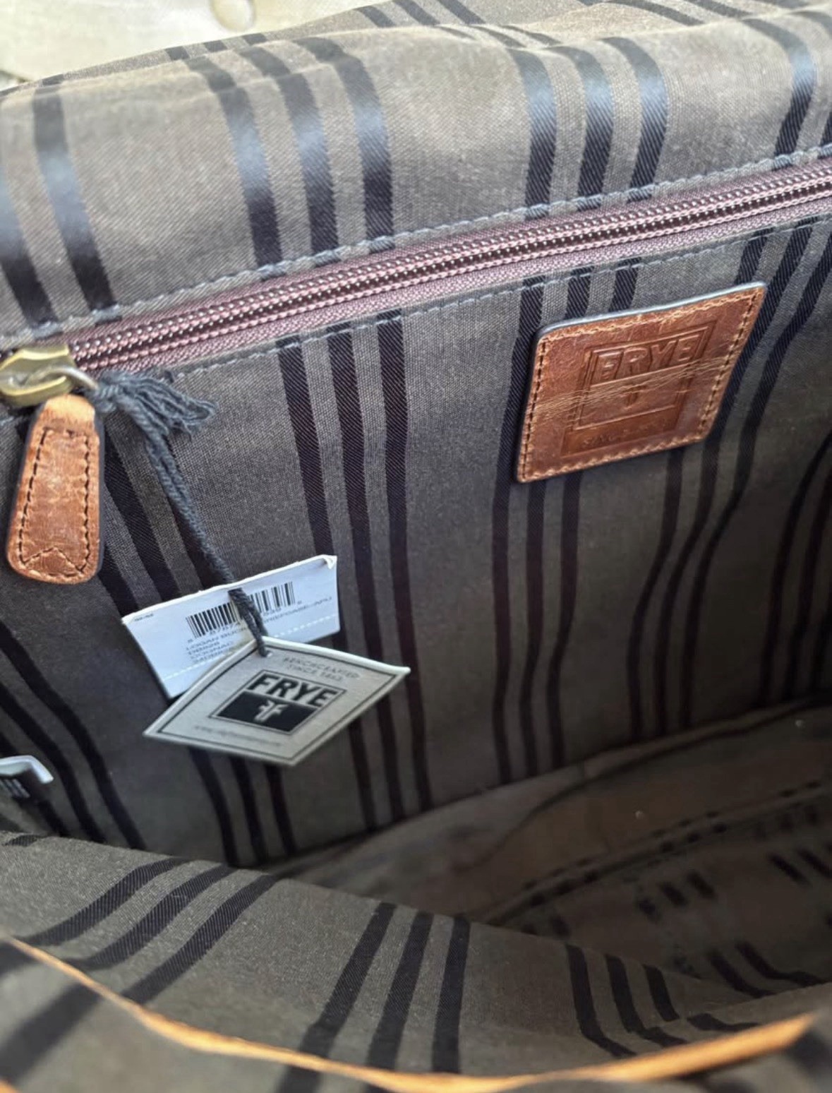 FRYE Logan Buckle Briefcase Messenger Bag-NWT MSRP $528
