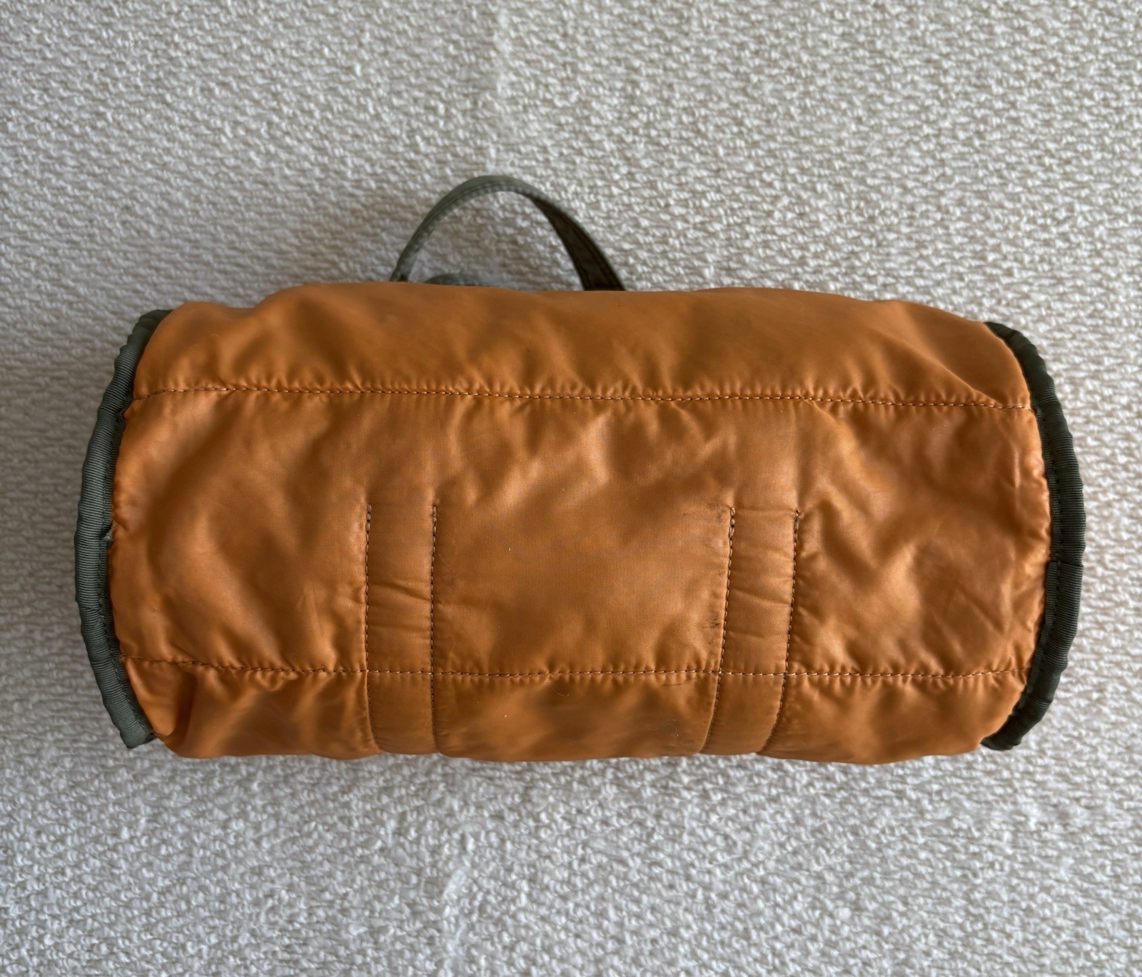 Yoshida & Co. Porter Tanker Mini Boston Bag Sage Green Used 28cm×13cm×12cm