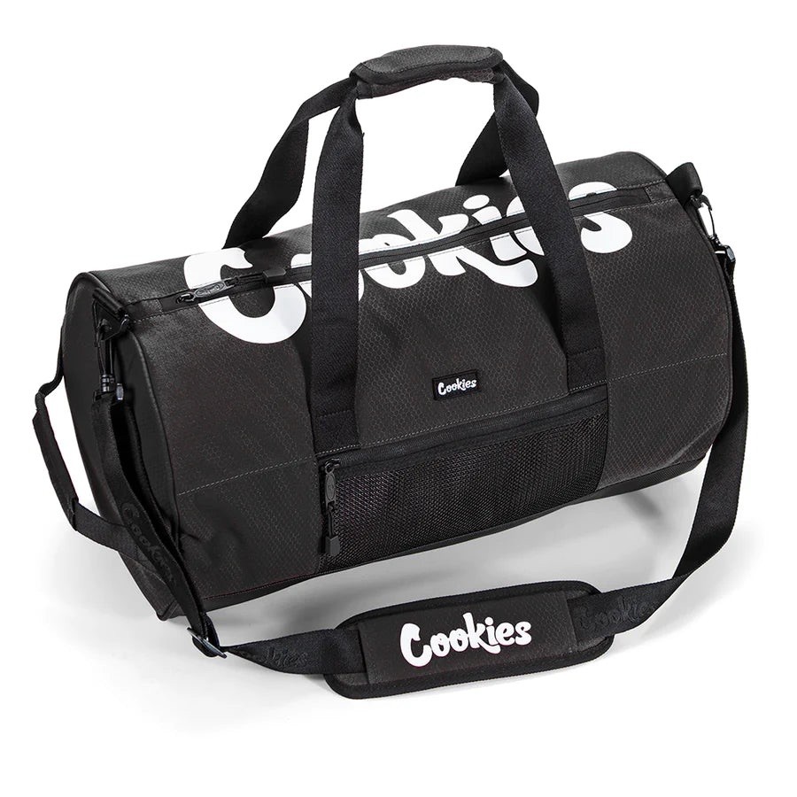 Cookies Summit Ripstop Nylon Smell Proof Duffle Bag Black NEW W/TAGS
