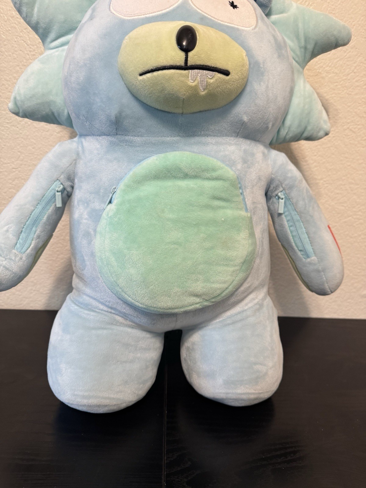LIMITED EDITION! Sprayground Teddy Rick & Morty Bear Backpack Blue Bag READ