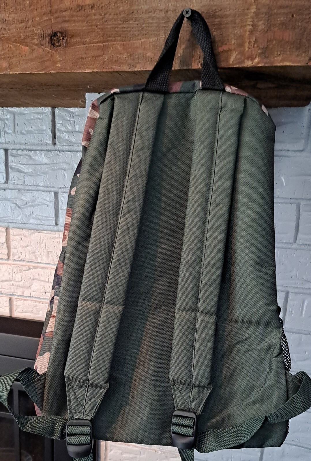 Camo Backpack By A D Sutton & Sons Zip Closure New With Tag 17 Inches
