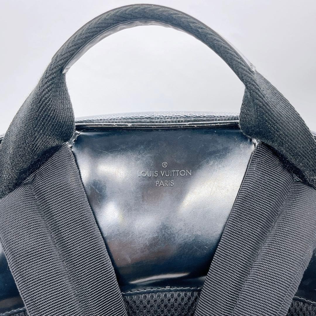 Louis Vuitton Damier Graphite Michael Backpack N58024 Gray Black Auth